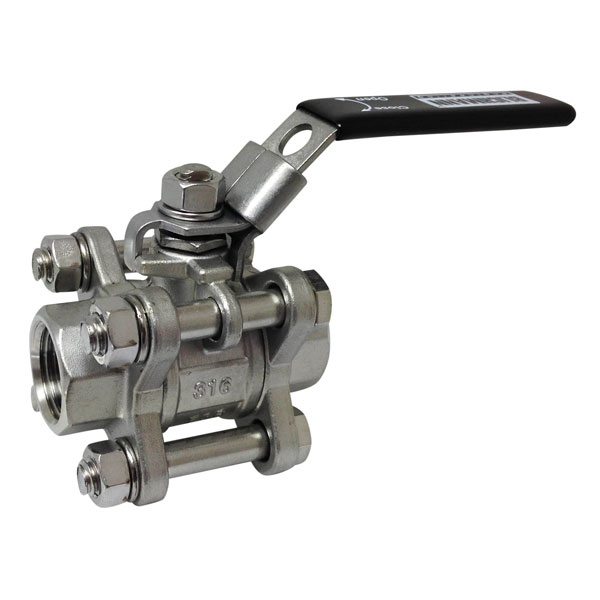 Blichmann 1/2" 3-Piece Stainless Ball Valve - Full Port